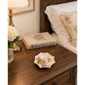 Royal Standard Azalea 8 sided Ring Holder or Dipping Dish